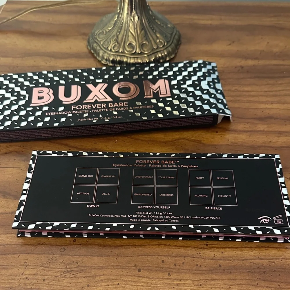 Buxom Forever Babe Eyeshadow Palette Matte Satin Shimmer Shades New - Picture 8 of 8